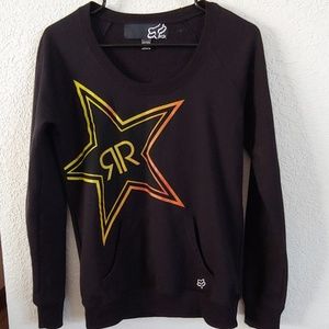 Fox crew neck sweat shirt
